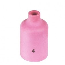 Сопло керамическое короткое, газовая линза №4 д.6,5мм (17-18-26)